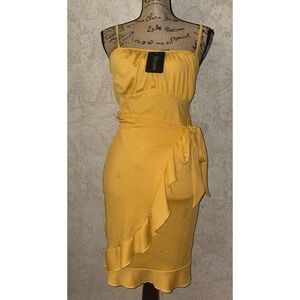 My Dress Yellow Strapless Dress